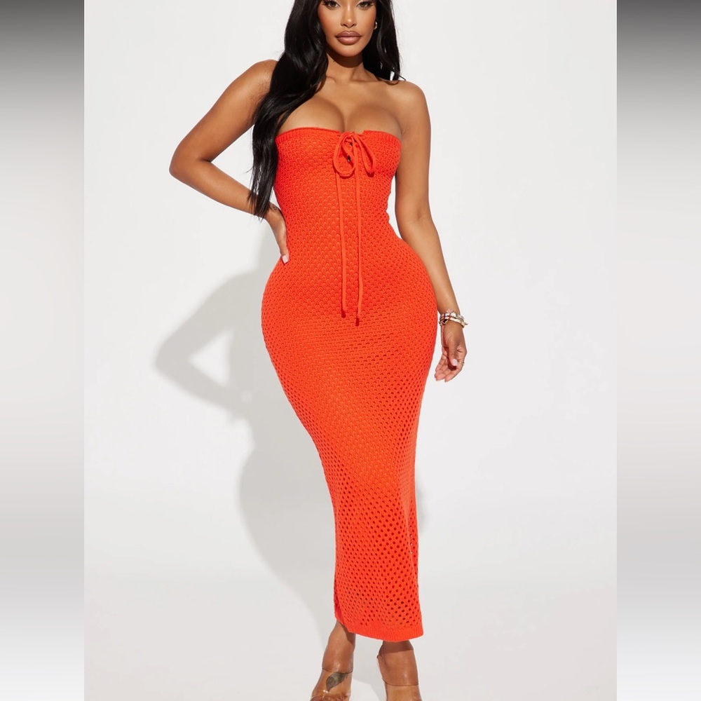 Fashion Nova size L Crochet Dress *BRAND NEW*